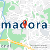 Mapa com localização da Loja CTTAMADORA