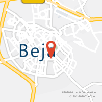 Mapa com localização da Loja CTTBEJA