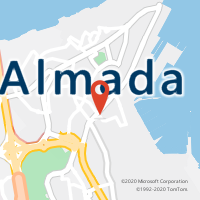 Mapa com localização da Loja CTTCOVA DA PIEDADE (ALMADA)
