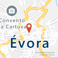 Mapa com localização da Loja CTTÉVORA