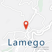 Mapa com localização da Loja CTTFREGUESIA DE LAMEGO (Fechada)