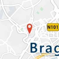 Mapa com localização da Loja CTTINACIO JOSE PEIXOTO (BRAGA) (Fechada)