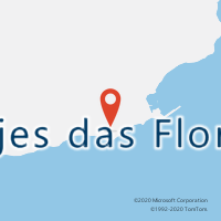 Mapa com localização da Loja CTTLAJES DAS FLORES