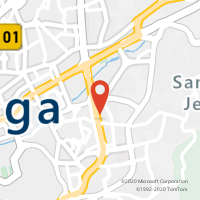 Mapa com localização da Loja CTTLAMAÇÃES (BRAGA) (Fechada)