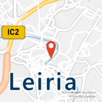 Mapa com localização da Loja CTTLEIRIA