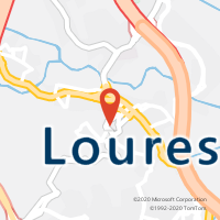 Mapa com localização da Loja CTTLOURES