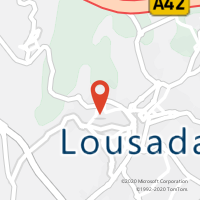 Mapa com localização da Loja CTTLOUSADA