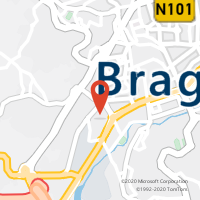 Mapa com localização da Loja CTTMAXIMINOS (BRAGA)