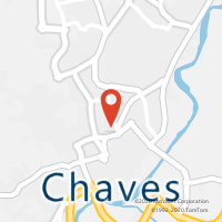 Mapa com localização da Loja CTTNUNO ÁLVARES (CHAVES) (Fechada)