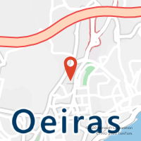 Mapa com localização da Loja CTTOEIRAS FORUM