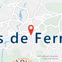 Mapa com localização da Loja CTTPAÇOS DE FERREIRA