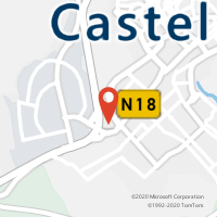 Mapa com localização da Loja CTTPhone House Forum Castelo Branco (Fechada)