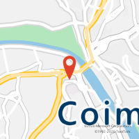Mapa com localização da Loja CTTPhone House Forum Coimbra (Fechada)