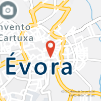Mapa com localização da Loja CTTPORTA DE MOURA (ÉVORA)
