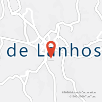 Mapa com localização da Loja CTTPÓVOA DE LANHOSO