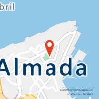 Mapa com localização da Loja CTTPRAÇA (ALMADA)