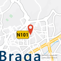 Mapa com localização da Loja CTTROTUNDA (BRAGA)