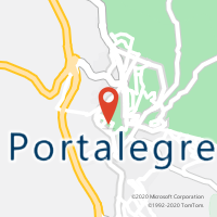 Mapa com localização da Loja CTTRUA DO COMERCIO (PORTALEGRE) (Fechada)