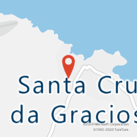 Mapa com localização da Loja CTTSANTA CRUZ DA GRACIOSA