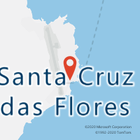 Mapa com localização da Loja CTTSANTA CRUZ DAS FLORES