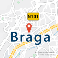 Mapa com localização da Loja CTTSÃO MARCOS (BRAGA) (Fechada)