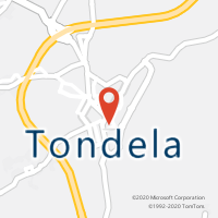 Mapa com localização da Loja CTTTONDELA